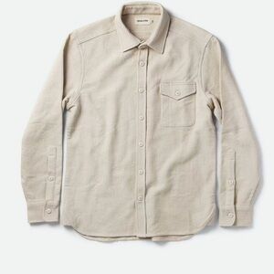 Taylor Stitch - The Cash Shirt in Natural Sashiko - 42L